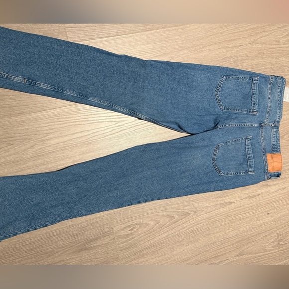Zara Light Blue Flare Jeans - Picture 4 of 4
